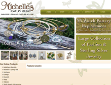 Tablet Screenshot of michellesjewelrystudio.com